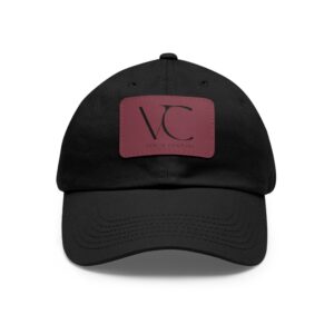Vérité Couture Custom Leather Patch Dad Hat – Elegant & Timeless Gift for Dad, Stylish Casual Accessory, Unique and Trendy