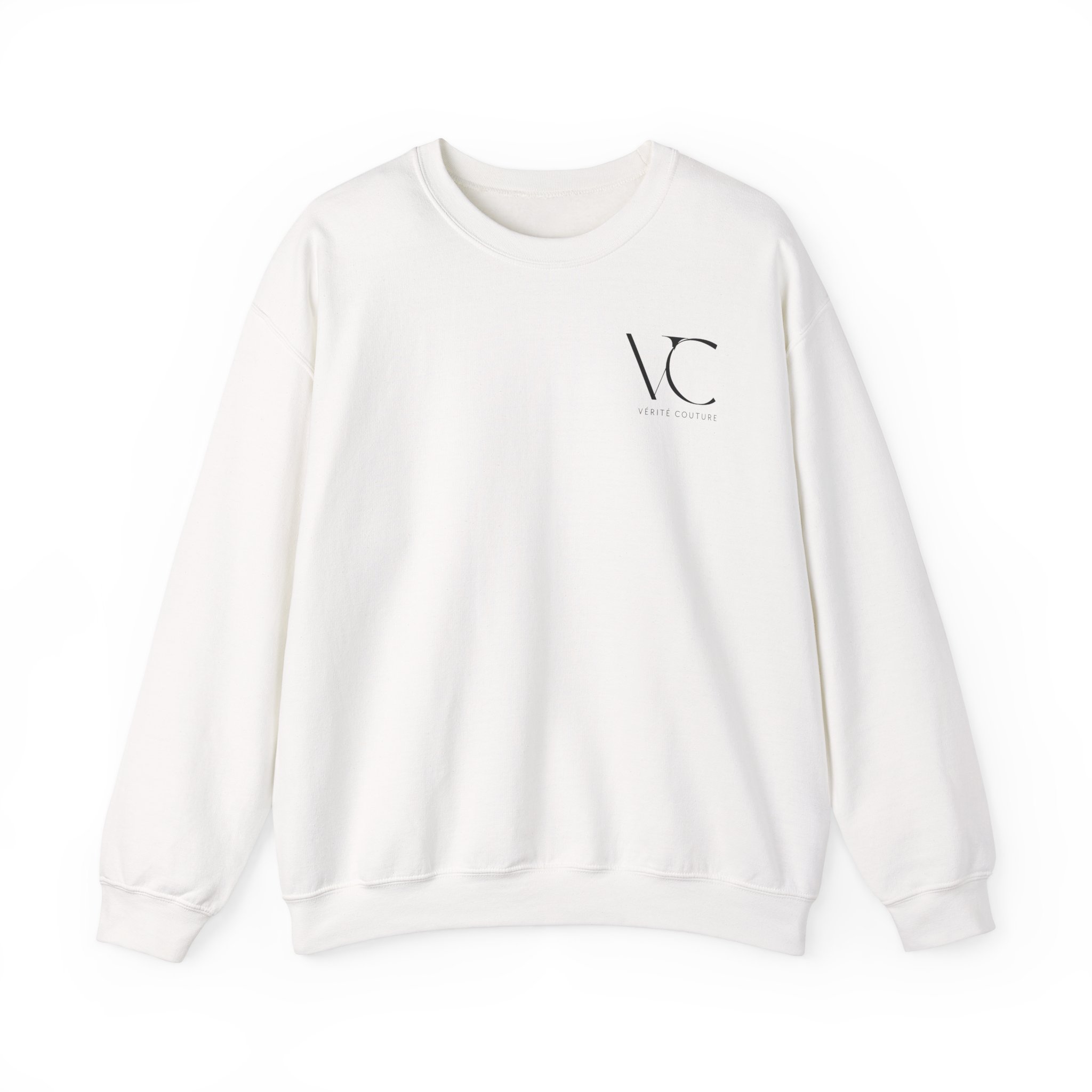 Vérité Couture Minimalist Unisex Crewneck Sweatshirt – Cozy & Stylish for Fall, Winter & Spring | Perfect Gift for Him & Her