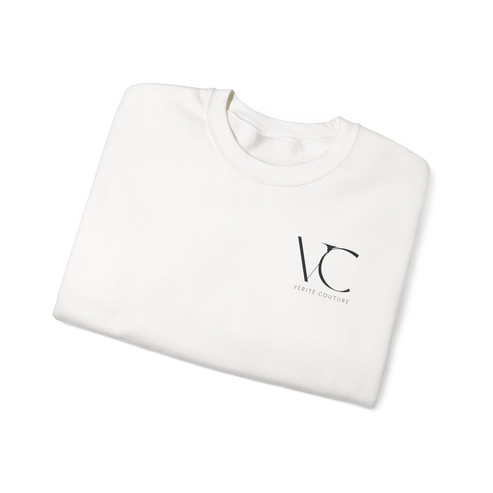Vérité Couture Minimalist Unisex Crewneck Sweatshirt – Cozy & Stylish for Fall, Winter & Spring | Perfect Gift for Him & Her - Image 3