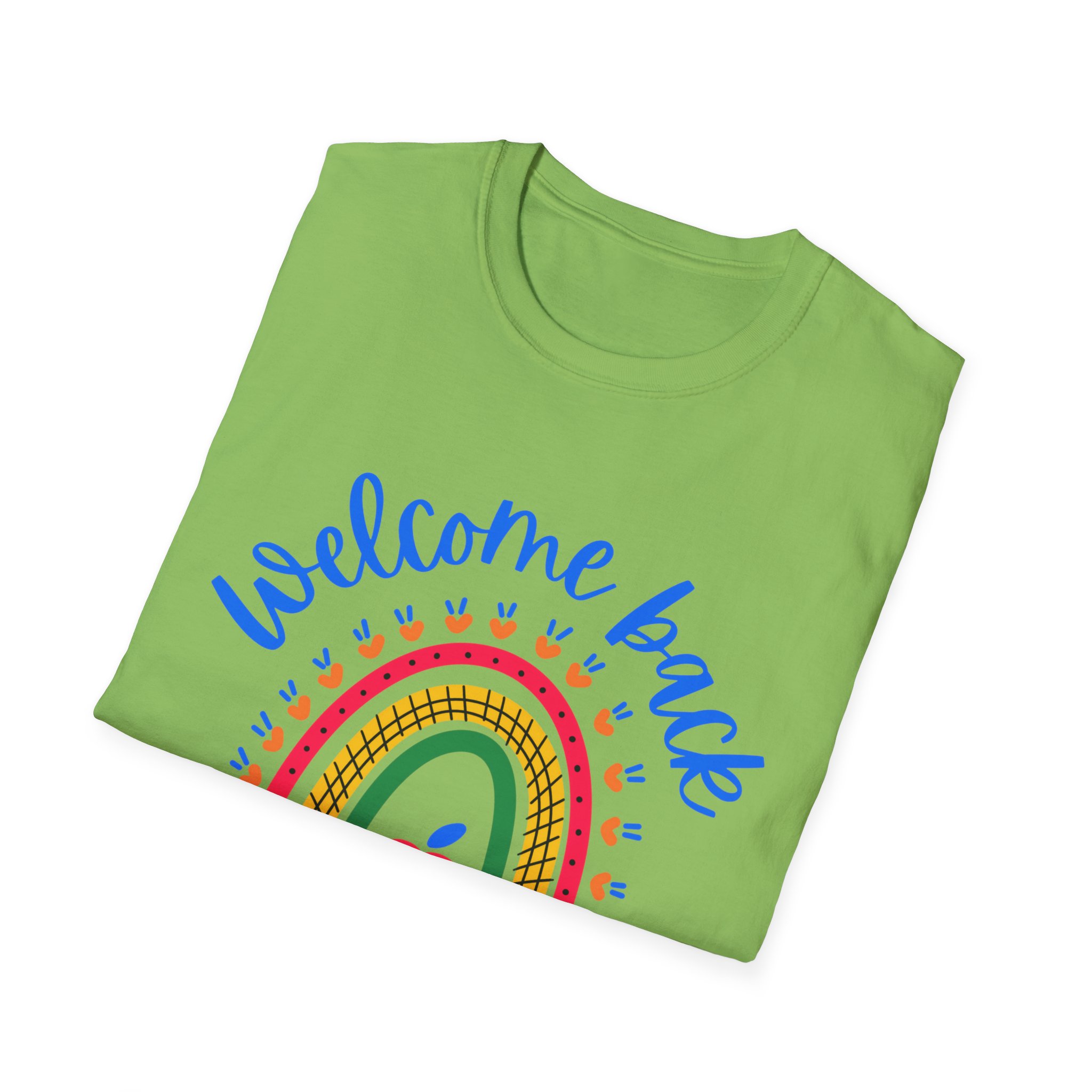 Welcome Back to School Tee – Cute Rainbow Apple Shirt – Primary Colors Graphic Tee for Students, First Day of School Outfit - Image 20