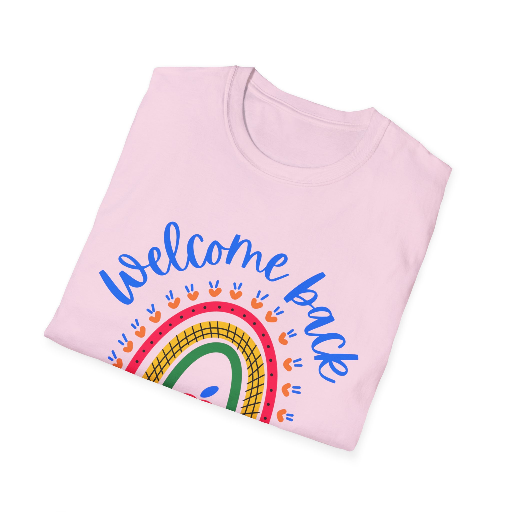 Welcome Back to School Tee – Cute Rainbow Apple Shirt – Primary Colors Graphic Tee for Students, First Day of School Outfit - Image 24