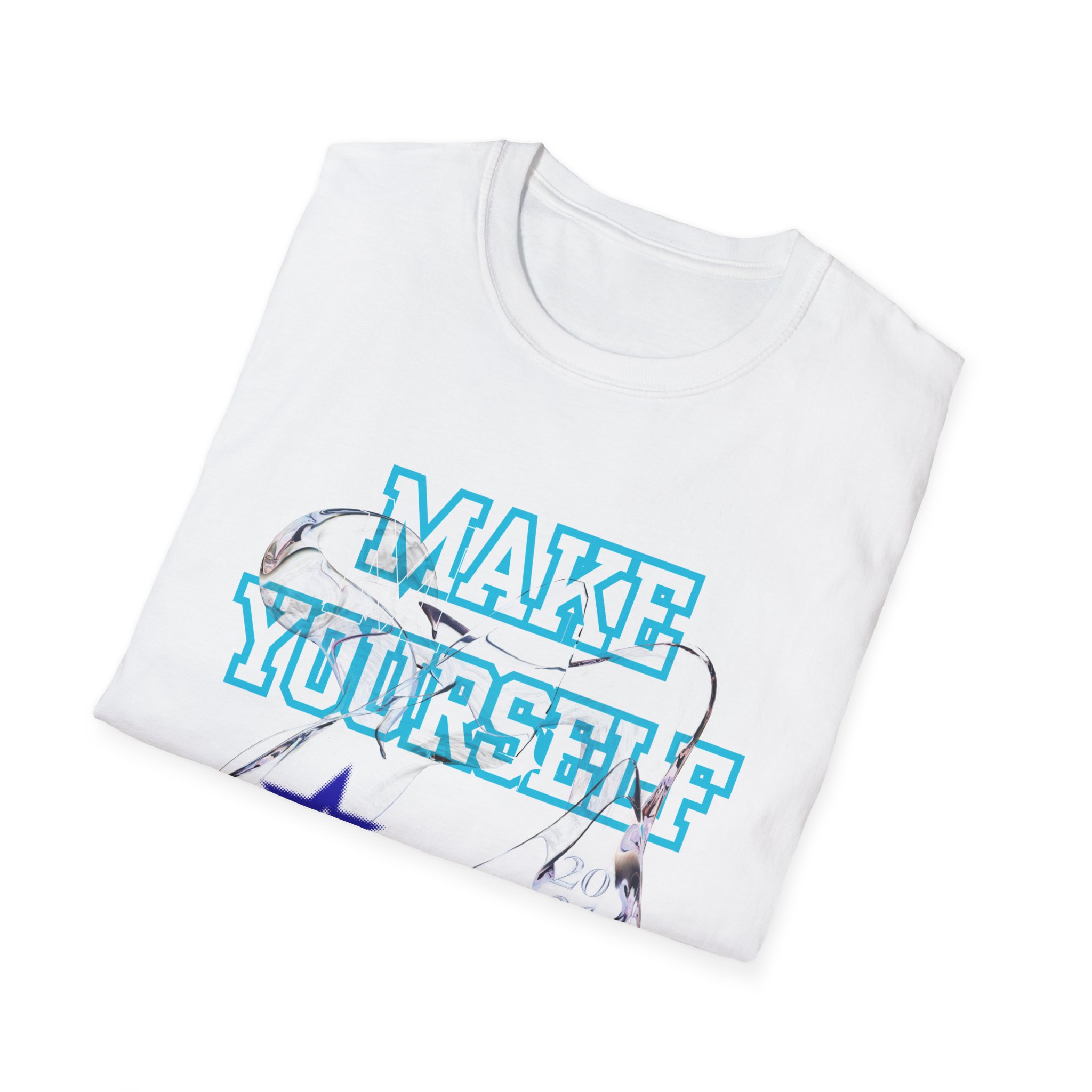 "Make Yourself Matter" Y2K Graphic T-Shirt – Bold Motivational Tee for Men & Women – Aesthetic Retro Vaporwave Design - Image 4