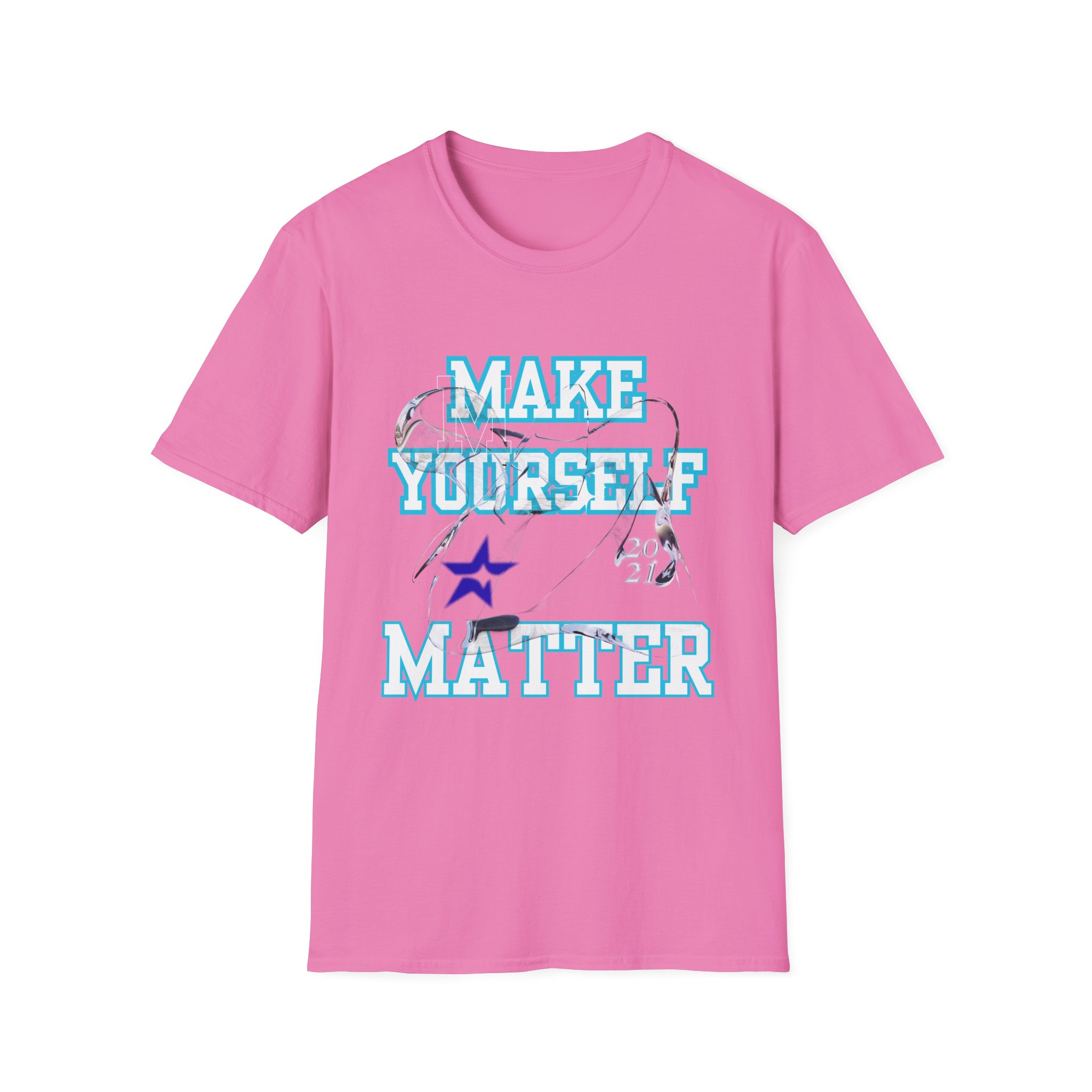 "Make Yourself Matter" Y2K Graphic T-Shirt – Bold Motivational Tee for Men & Women – Aesthetic Retro Vaporwave Design - Image 21