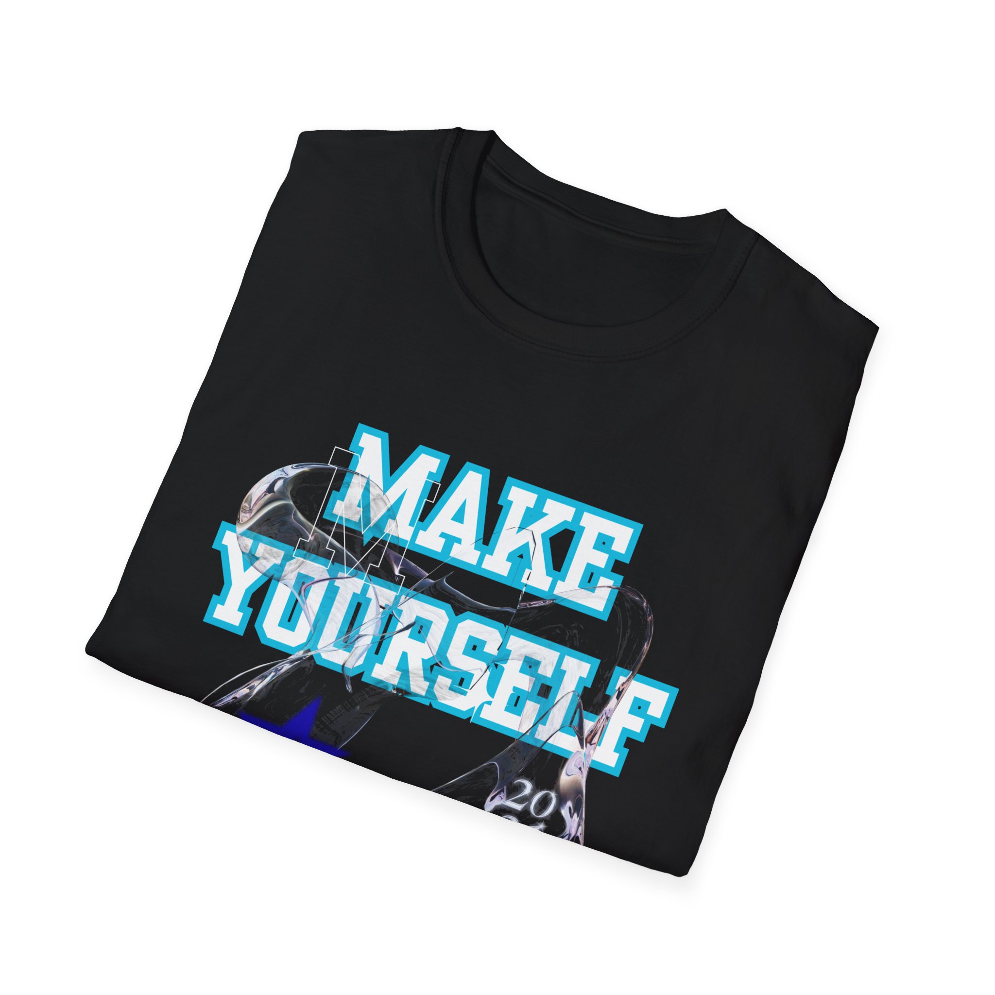 "Make Yourself Matter" Y2K Graphic T-Shirt – Bold Motivational Tee for Men & Women – Aesthetic Retro Vaporwave Design - Image 8